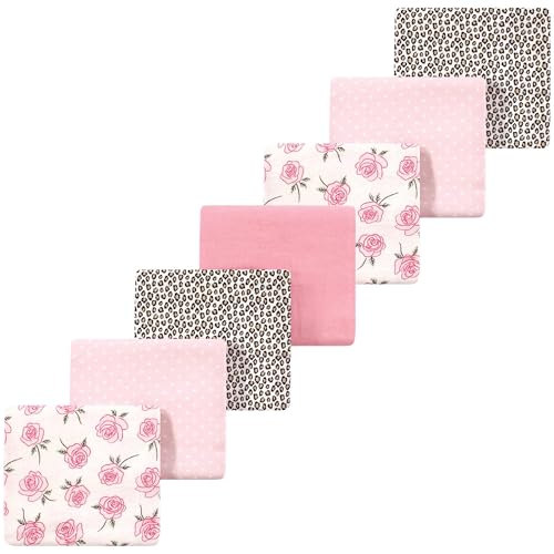 Image of Luvable Friends Little Treasure Flannel Receiving Blankets 7pk