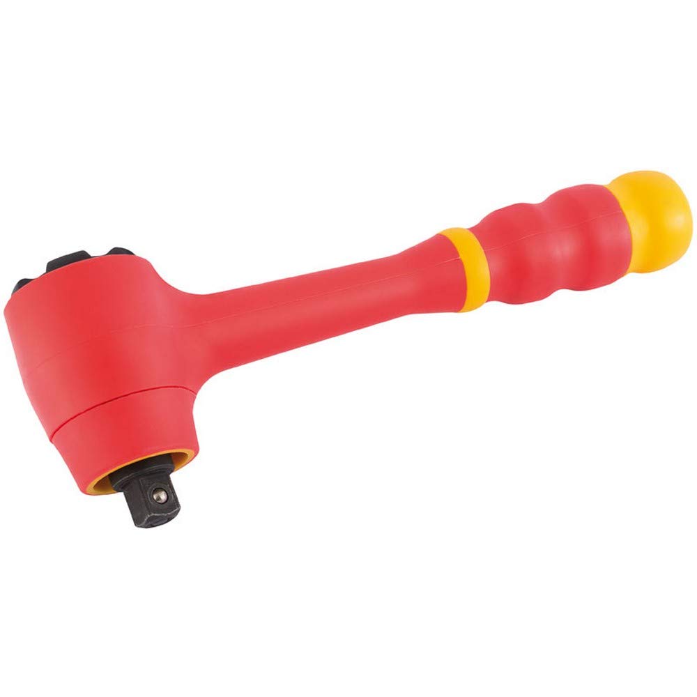Clé à cliquet réversible 3/8 antidérapante Draper D60vde isolée