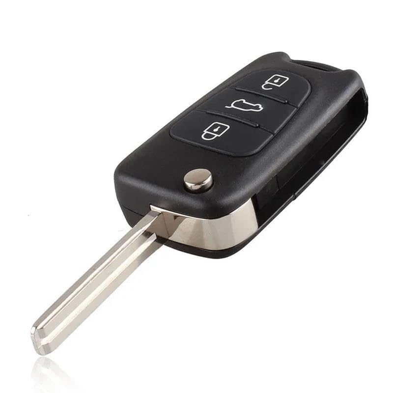 Coque de clé de voiture 3 boutons pour Hyundai i30 i20 ix35 boîtier de remplacement avec lame