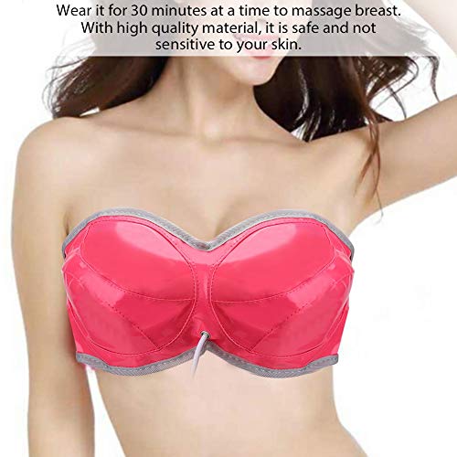 Salmue Chest Massage, Infrared Heating, Vibration, Breast Augmentation, Massager, Accelerate