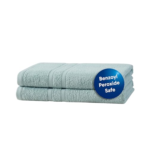 Clorox Bleach Friendly Towels, Quick Dry, 100% Cotton Bath Towels (30' x 52'), Highly Absorbent Soft...