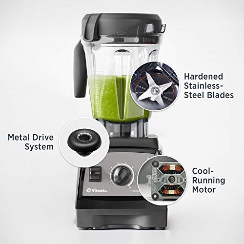 Vitamix Professional Series 300 Blender, Professional Grade, 64Oz. Low Profile Container, Onyx #TOP1