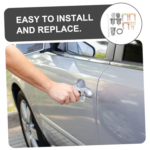 Cylindre serrure porte coffre remplacement clés compatible automobile - 4
