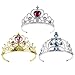 Princess Tiara Crown Headpieces, Dress Up Set for Little Girls, Kids Play Jewelry, Costume Accessories, Princess Party Favors for Kids