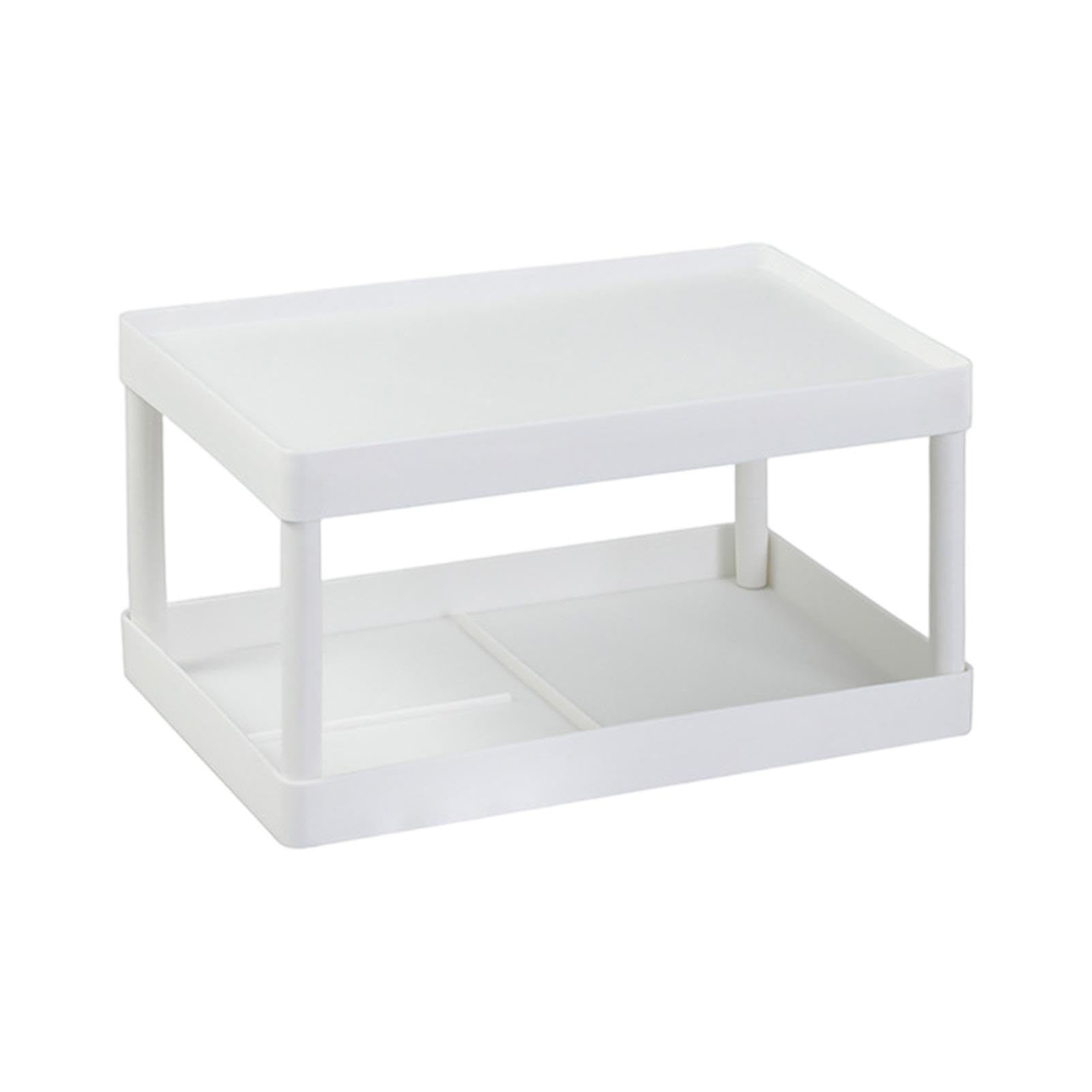Zorq As Picture Table Sundries Display Shelf - Double Layer Spice Rack,Portable Desk Shelf Organizer Bathroom Counter Organization For Kitchen Dormitory Bathroom