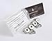 License Plate Screw Covers - Anti Theft Security - Stainless Steel Set of 4