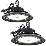 150W LED High Bay Light UFO G GJIA 21000LM 5000K Commercial Lights 140LM/W 1-10v Dimmer High Bay LED...