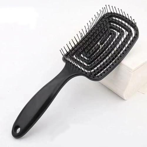 Hair Brush, Professional Curved Vented for Faster Blow Drying, Detangles Wet or Dry Curly, Thick, Straight Hair, Women, Men