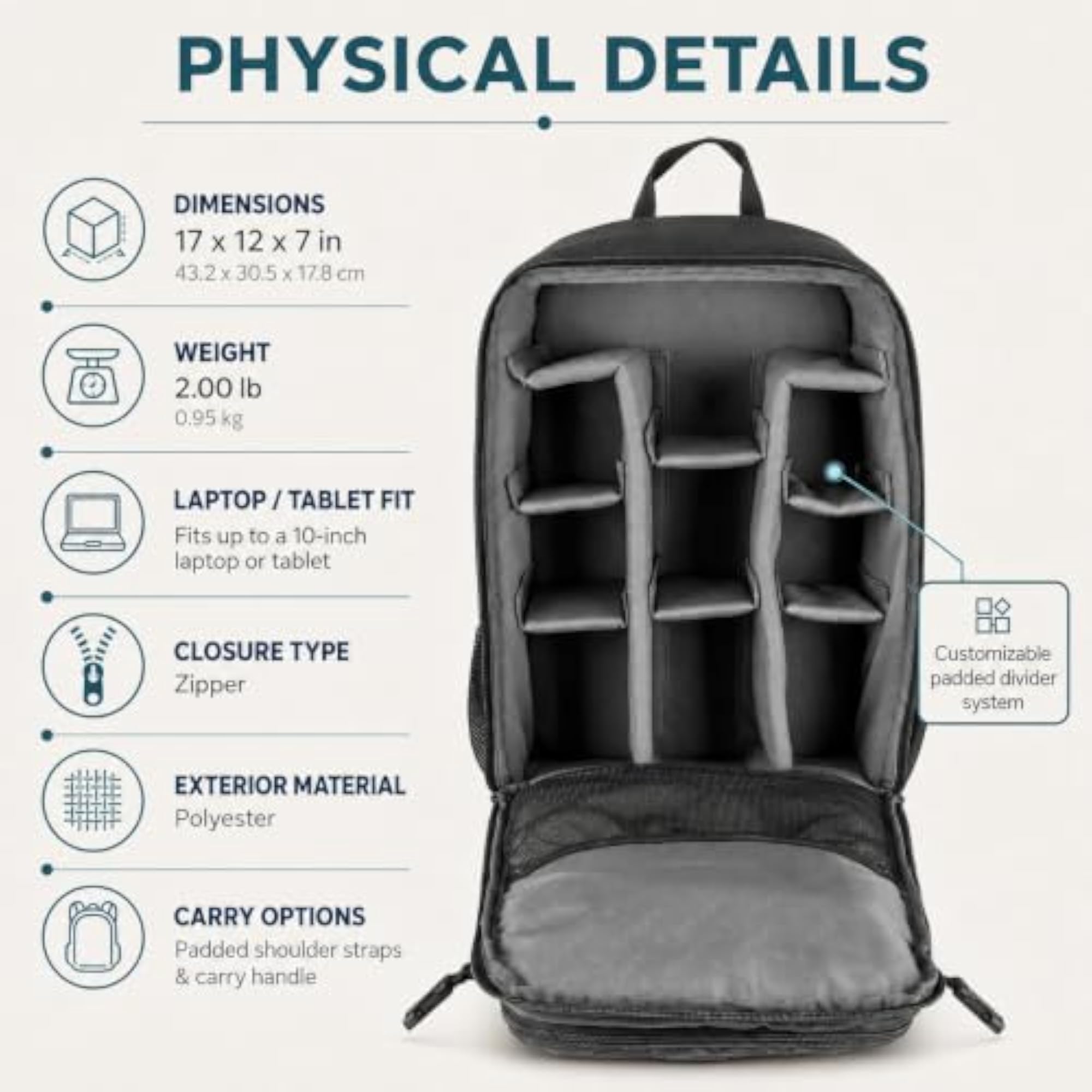 Alpine 200 Compact Camera Backpack for DSLR Cameras