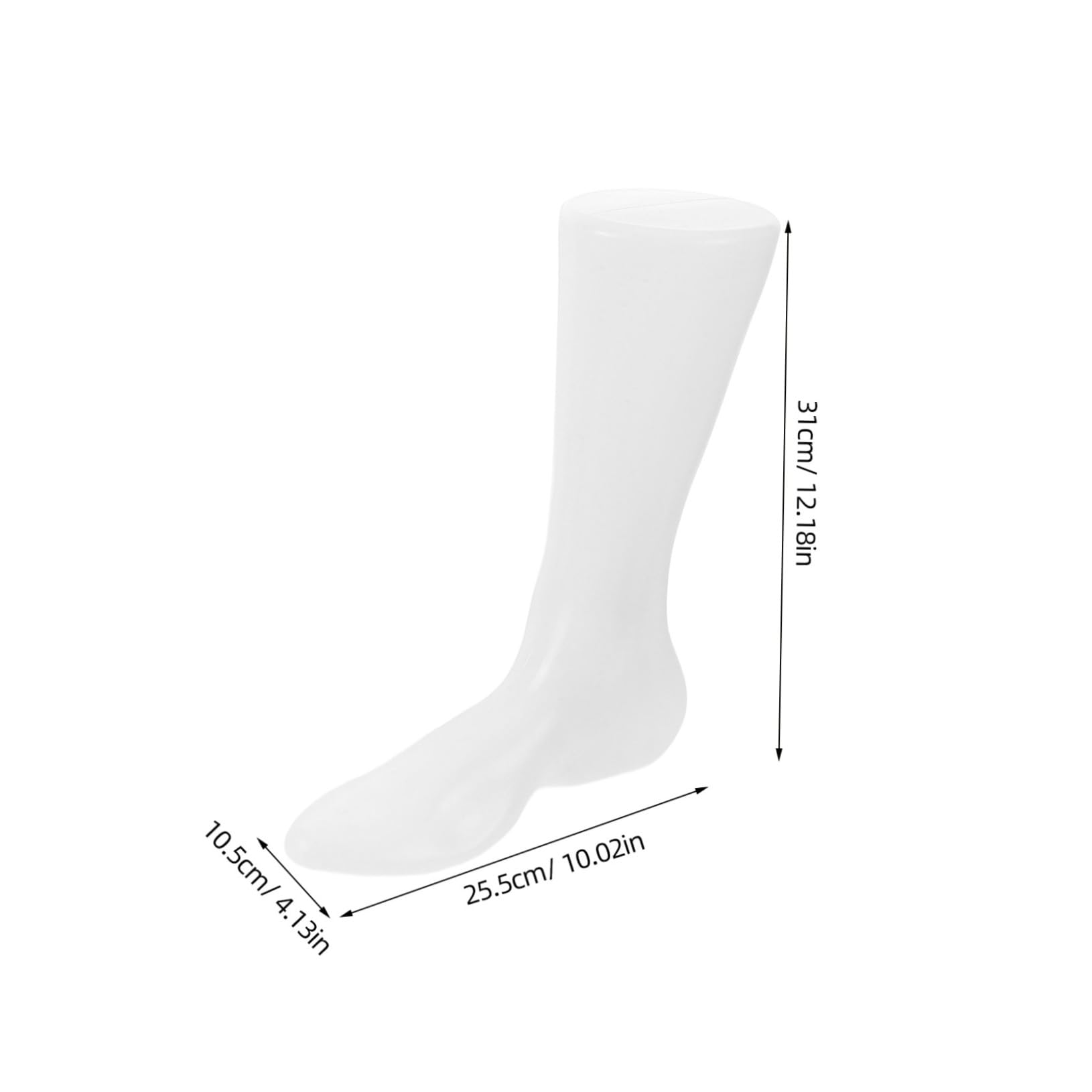VILLCASE 1set Sock Foot Mannequin Display Plastic Foot Model Foot Stand for Shoes Faux Feet for Sock Display Mannequin Foot Display Holder( Adult Male Style) 2pcs
