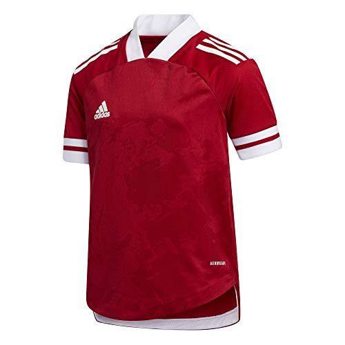 Maillot adidas Condivo 20 Enfant rouge et blanc idéal pour le sport scolaire et le club