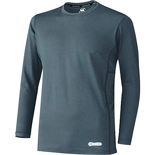 ミドリ安全 ベルデクセル 男女兼用 長袖 クールコア Tシャツ VEC211 上 グレー M