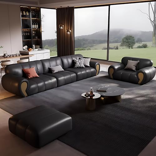 LyckTre Sectional Couches - Luxury Sectional Sofa Set with Chair,