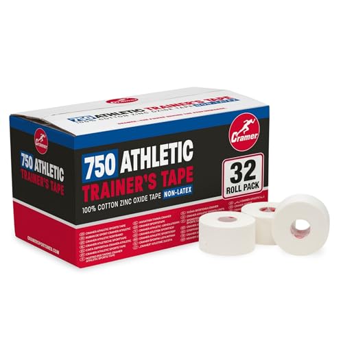 Cramer Team Color Athletic Tape - White (Bulk Case)