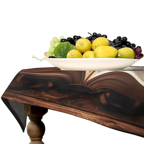 Nappe de table rectangulaire livre magique lavable pour cuisine - 7