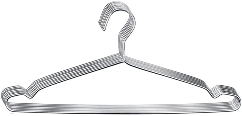 Space Saving Coat Hangers Durable Hangers Home Stainless Steel Clothes Hanger Space Saving Coat Hangers 10 Pack Hangers Hangers Coat,