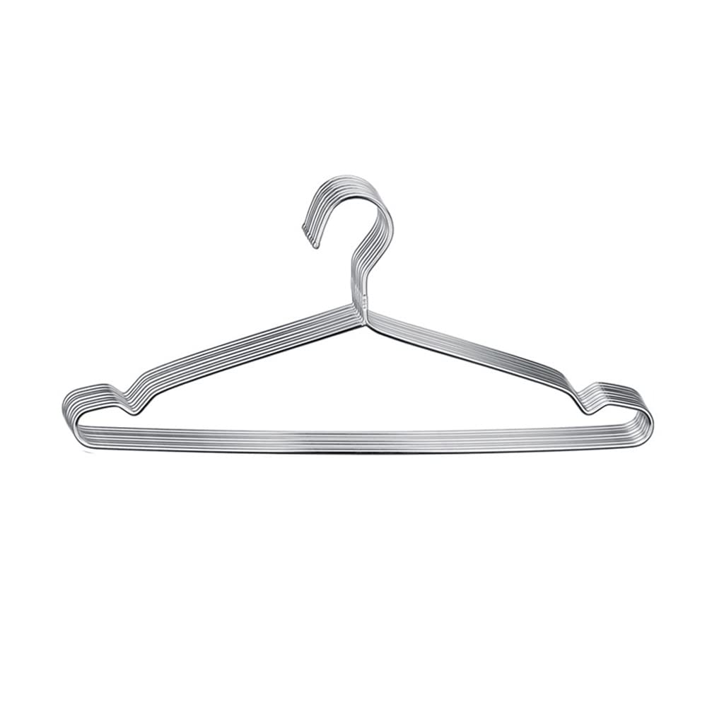 TXGJWRA Space Saving Coat Hangers Durable Hangers Home Stainless Steel Clothes Hanger Space Saving Coat Hangers 10 Pack Hangers Hangers Coat,