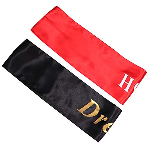 2 unidades de faixa de cabelo de peruca de aba larga para senhoras cetim de seda de borda larga coca