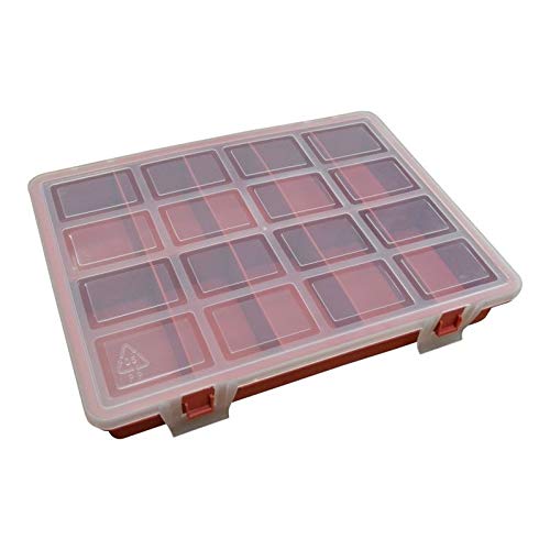 Plastic Kit Box, 240x180x35mm External Size, 10 Compartment