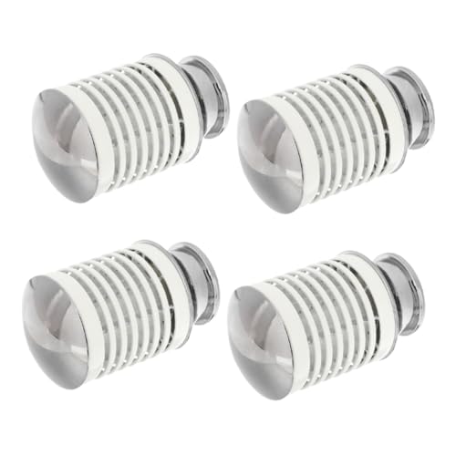 FUNOMOCYA 4pcs Aluminum Alloy Curtain Rod Finials Rod Ends Cap for Eyelet Curtains Decorative Home Decor Finials for Door