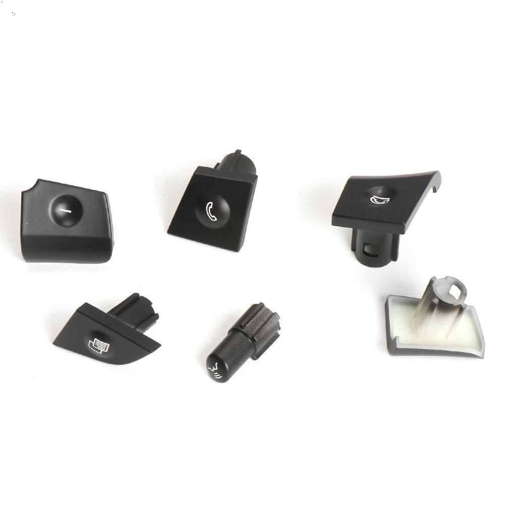 Cruise Control Switch Butto/Fit for Mercedes W164 W245 W251 Car Multi-Function Steering Wheel Switch Buttons Phone Control Key for Benz ML GL B R Class(Model A Gray)