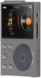 Leitor de MP3 HiFi, reprodutor FLAC DSD 5.3 sem perdas, reprodutor de música portátil, suporta tela HD de até 256 GB, 6.1 cm com APT X, DSD e áudio de alta resolução, para uso doméstico e carro