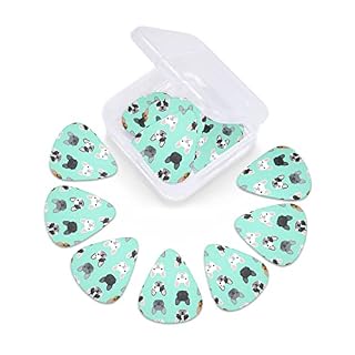 Ensemble de 12 médiators de guitare bouledogue français pour guitare acoustique, guitare électrique, contrebasse… - Les Beatles, Paul McCartney, John Lennon, RIngo Starr, George Harrison Ensemble de 12 médiators de guitare bouledogue français pour guitare acoustique, guitare électrique, contrebasse… – Image 6