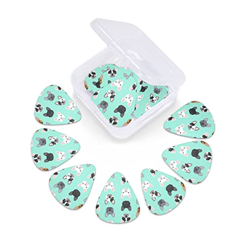 Ensemble de 12 médiators de guitare bouledogue français pour guitare acoustique, guitare électrique, contrebasse… - Les Beatles, Paul McCartney, John Lennon, RIngo Starr, George Harrison Ensemble de 12 médiators de guitare bouledogue français pour guitare acoustique, guitare électrique, contrebasse… – Image 7