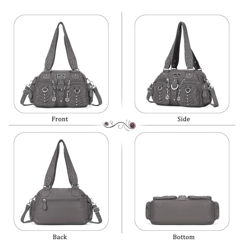 Image of Angel Kiss Small Purse Handbag for Women Crossbody and Shoulder Bags Multipocket Soft Hobo Purses