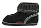Beck Unisex Oetz Flache Hausschuhe, Schwarz, 43 EU