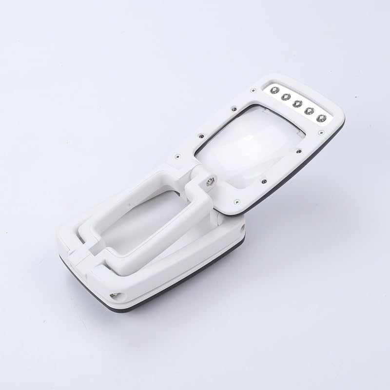 Pocket Magnifier Led Lighted Desk 3X Magnifying Glass Lamp with Light Stand