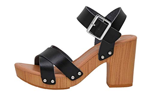 Sandales Dunes Sayer anti-fatigue semelle mousse noire 42