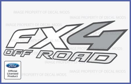 Decal Mods FX4 Offroad - Calcomanías adhesivas blancas para Ford Ranger - FW (1997-2012)