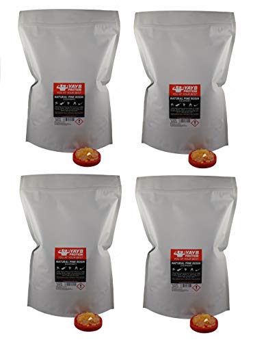 YAYB - Colofonía de Pino Natural Certificado por el Reino Unido y la UE  Muchos usos: Baile, Escalada, Industria Musical, 100KG