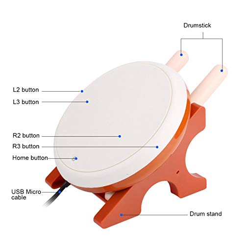 Tambor de jogo Plug and Play para Ps4, para entretenimento, para Ps4 PlayStation 4