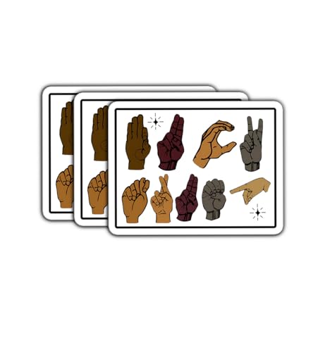 (3 Psc) FTD Sign Language Sticker - Anti President Sticker