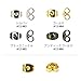 NBK Earrings Catch Pack of 10 W6 X H4 MM Gold A12 – 484