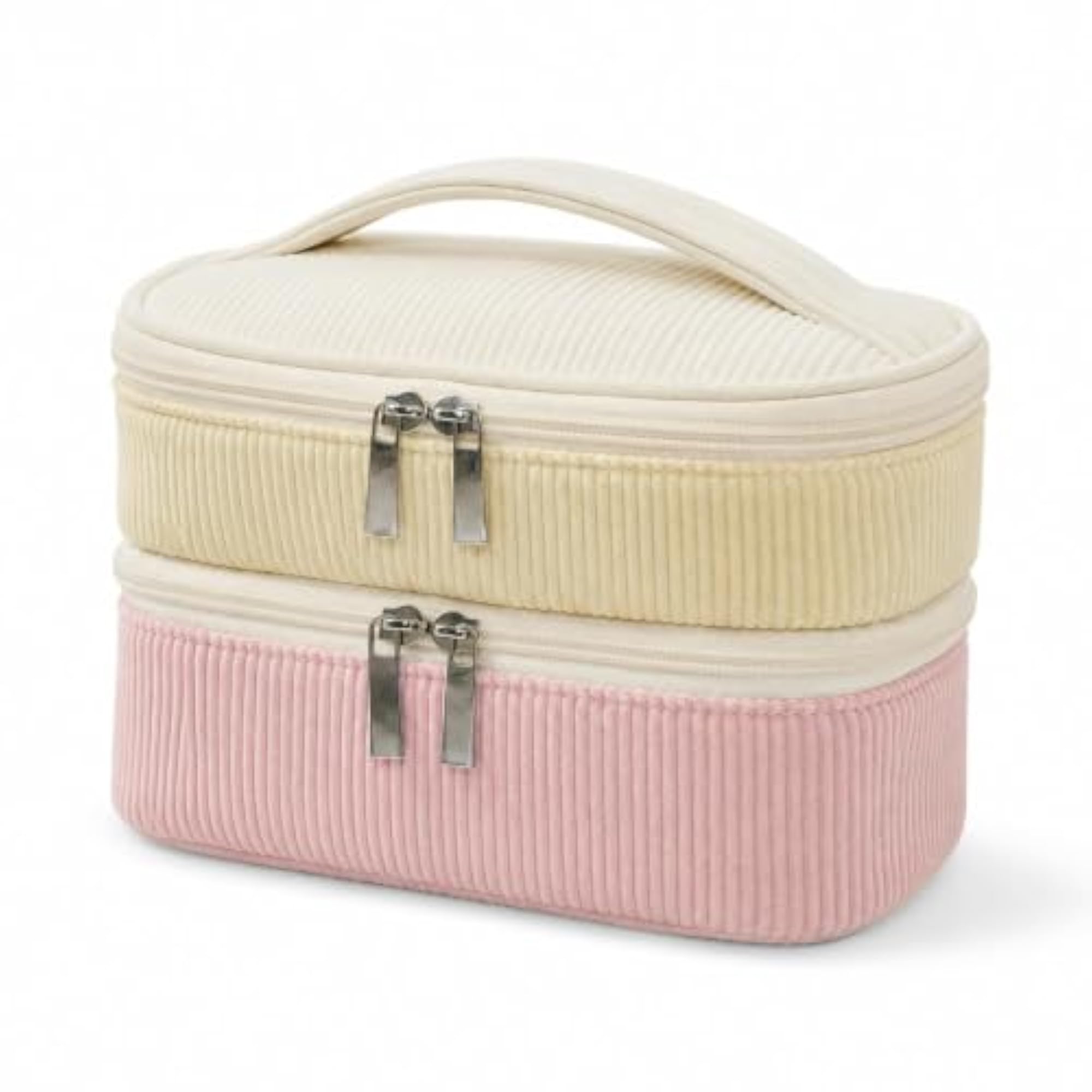 Double Layer Large Cosmetic Bag for Toiletries
