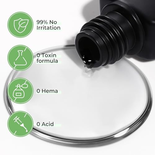 Image of UNA GELLA Gel Nail Glue for Press Ons: 10s Fast Dry No U V Lamp Needed Glue Gel, 3pcs*5ml Upgrade Super Strong Nail Adhesive for Press on Nails, Nail Tips&Acrylic Nails-Maximum Strength, Long-lasting