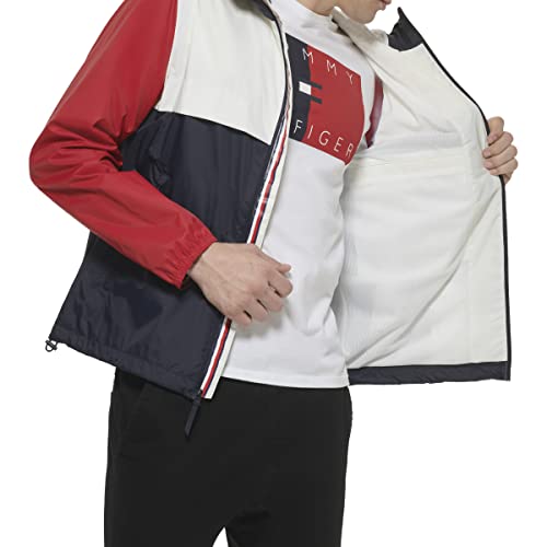 Image of Tommy Hilfiger Men's Simple Hooded Rain Jacket