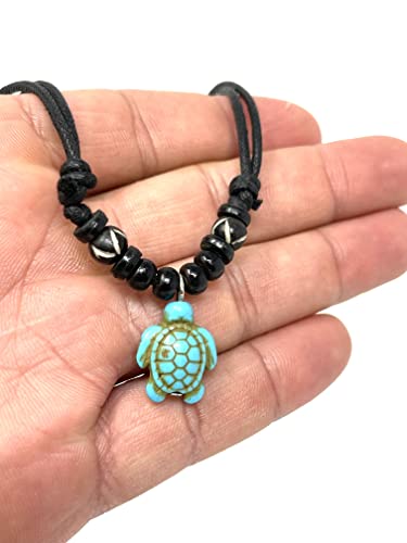 Adorable Sea Turtle Charm Necklace - Perfect for Nature Lovers - Handmade Adjustable Sea Turtle Pendant Necklace3