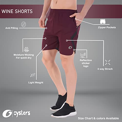 Image of Oysters Men's Cycling Shorts with Zip Pockets