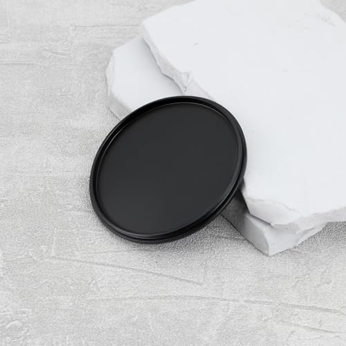 VGOL 67 mm Kamerafiltergehäuse oben unten Stapelkappe schützt Aluminiumlegierung für 67 mm Filter, Schwarz