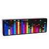 Music Spectrum Display, 384 LED Audio Spectrum Analyzer with Clock, 20 Dynamic 7 Color Music Spectrum Pickup Analyzer with 1624 Segment Rhythm Light Level Voice Sensor, for Audio