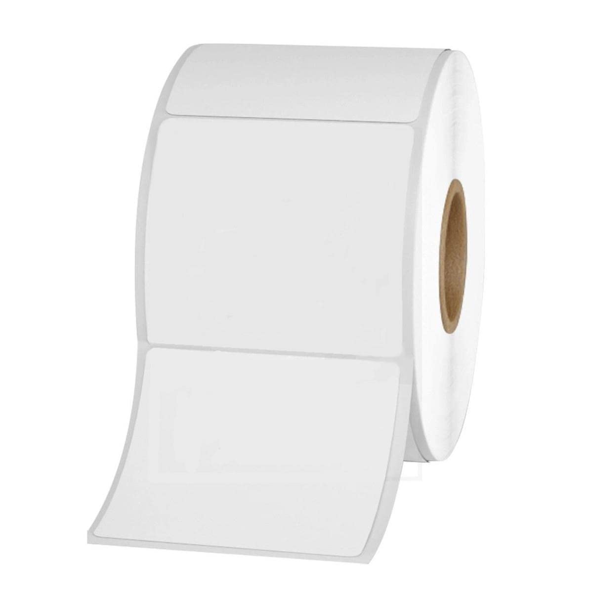 1 x Thermal Label Roll (4" x 4") (101.6x101.6mm) Address Labels Zebra Toshiba Citizen Eltron Orion SATO UPS Printers and More (1 Roll = 500 Individual Labels) — image 1