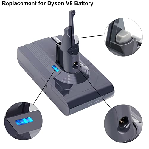 Elefly 21.6V 4.5Ah Replacement For Dyson V8 Battery, Compatible With Dyson V8 Animal V8 Absolute V8 Fluffy V8 Motorhead Cordless Stick Vacuum Cleaner #TOP4