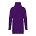 Purple Women Turtleneck Cozy Sweaters Fall 2025 Trendy Long Sleeve Chunky Knitted Pullover Tops Winter Clothing M Fall Fashion for Women 2025 Trendy