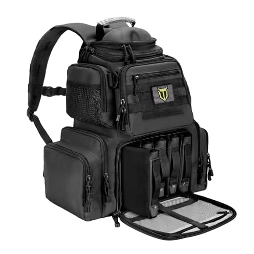 Best gun range backpack TIDEWE Black Tactical Range Backpack