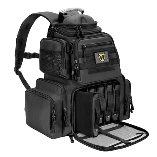 TIDEWE Tactical Range Backpack Bag for Gun and Ammo with Pistol Case