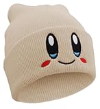 JILANI HANDICRAFT - Kid-by Beanie Adult Size Anime Hat Accessory Kawaii, Medium-Large (Biege)